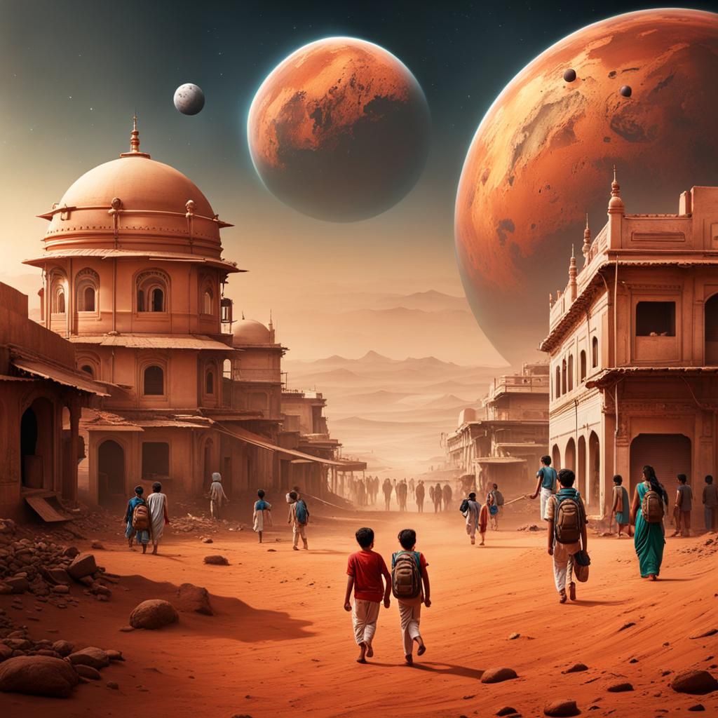 Indian Town on Mars: A Breathable Future