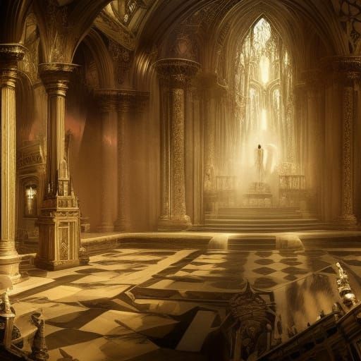 Epic Holy Angel Digital Matte Painting