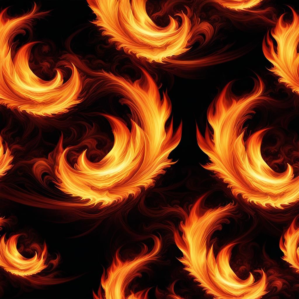 Roaring Inferno: A Dazzling Symphony of Dancing Flames, Cons...