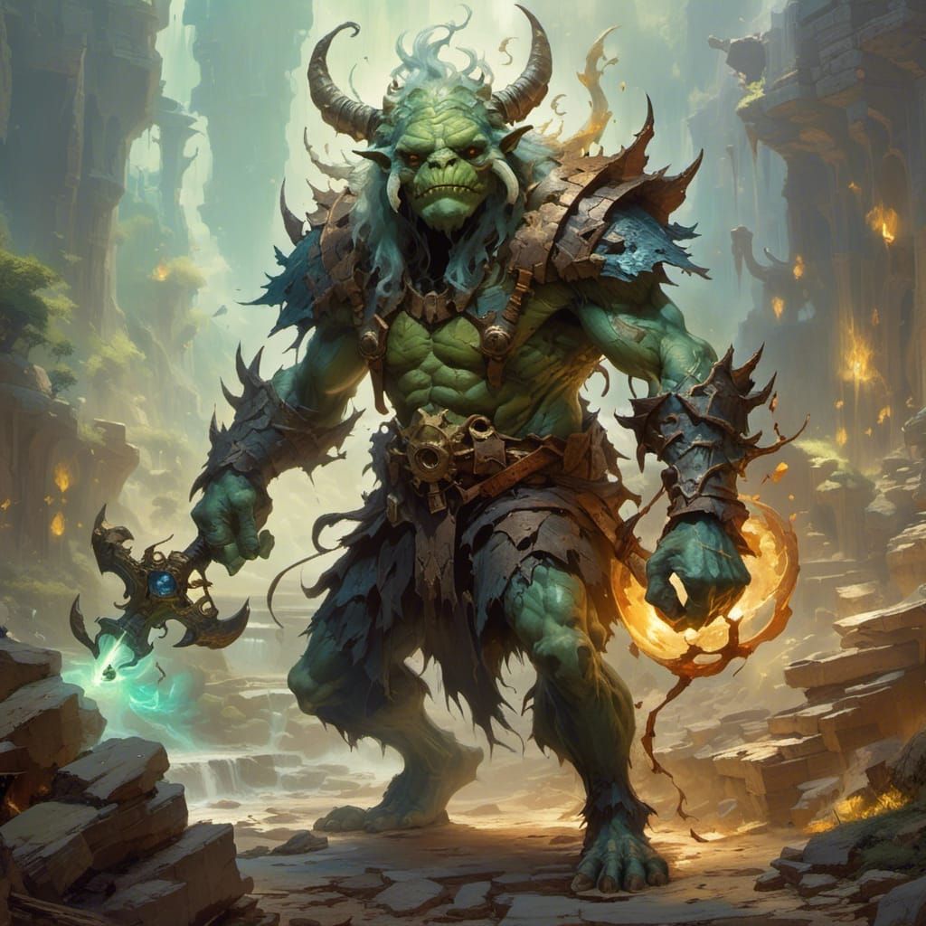 Evolved Death Goblin Artificer and Runesmith