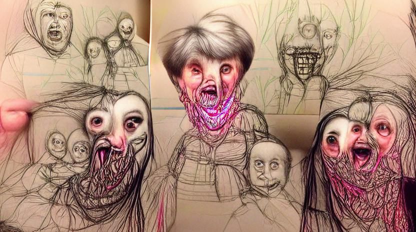 Nightmarish Sketch Brought to Life