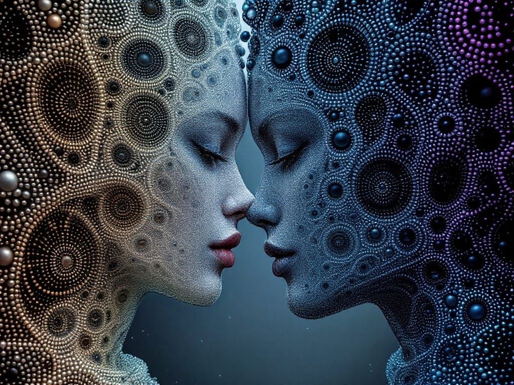 Monochromatic Alchemical Weaving with Abalone Gradient