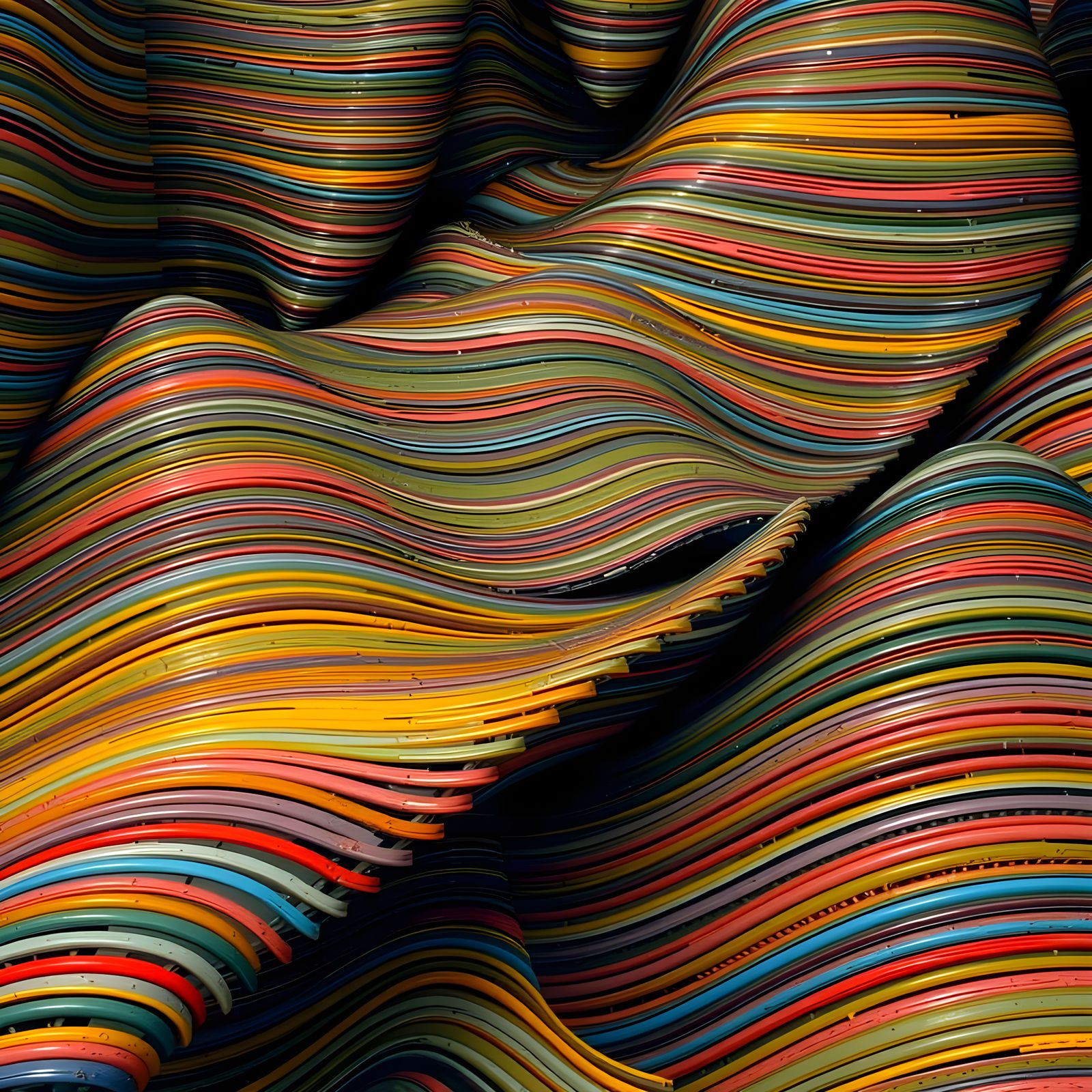 Vibrant Steel Springs Landscape