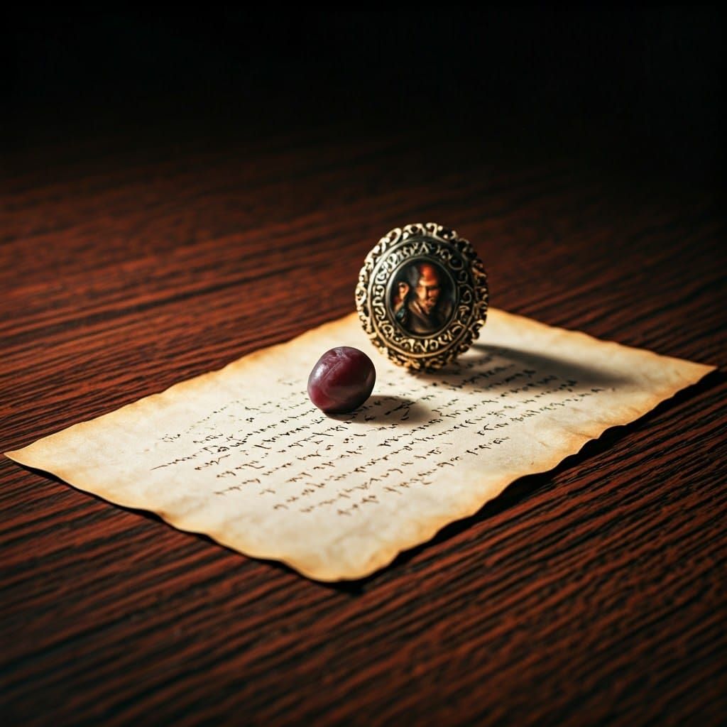 Samurai and Runes: Japanese Sumi-e Art