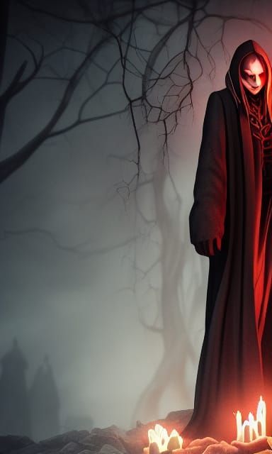 Jure Grando Alilović: Vampire Warlock in Hyperrealism