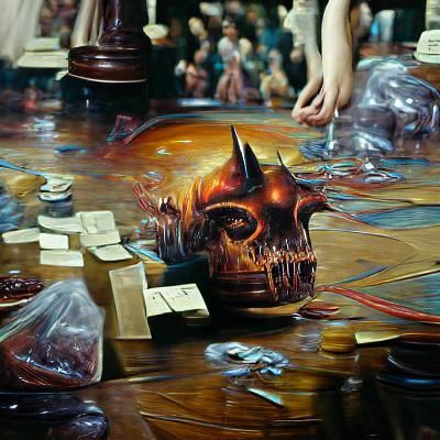 Surreal House of Madness: Oil Painting by Gurney