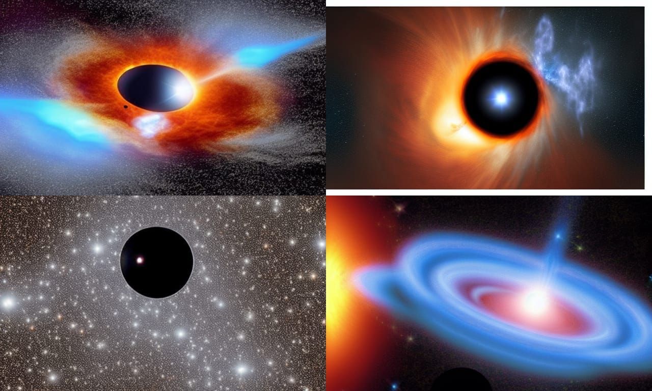 Cygnus X-1 Black Hole Digital Rendering