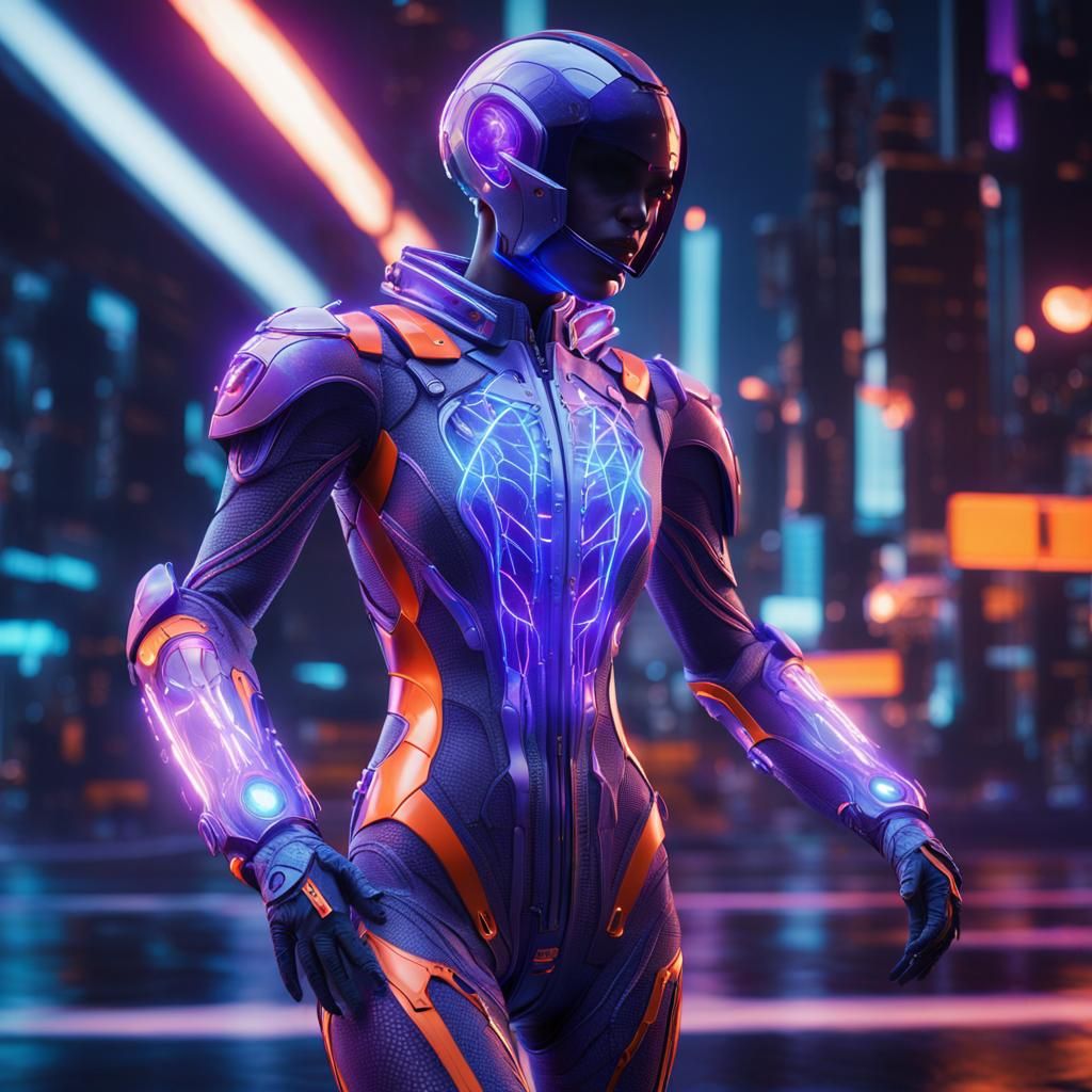 Surreal Futuristic Beauty Unveiled in Hyper-Realistic CGI Ar...