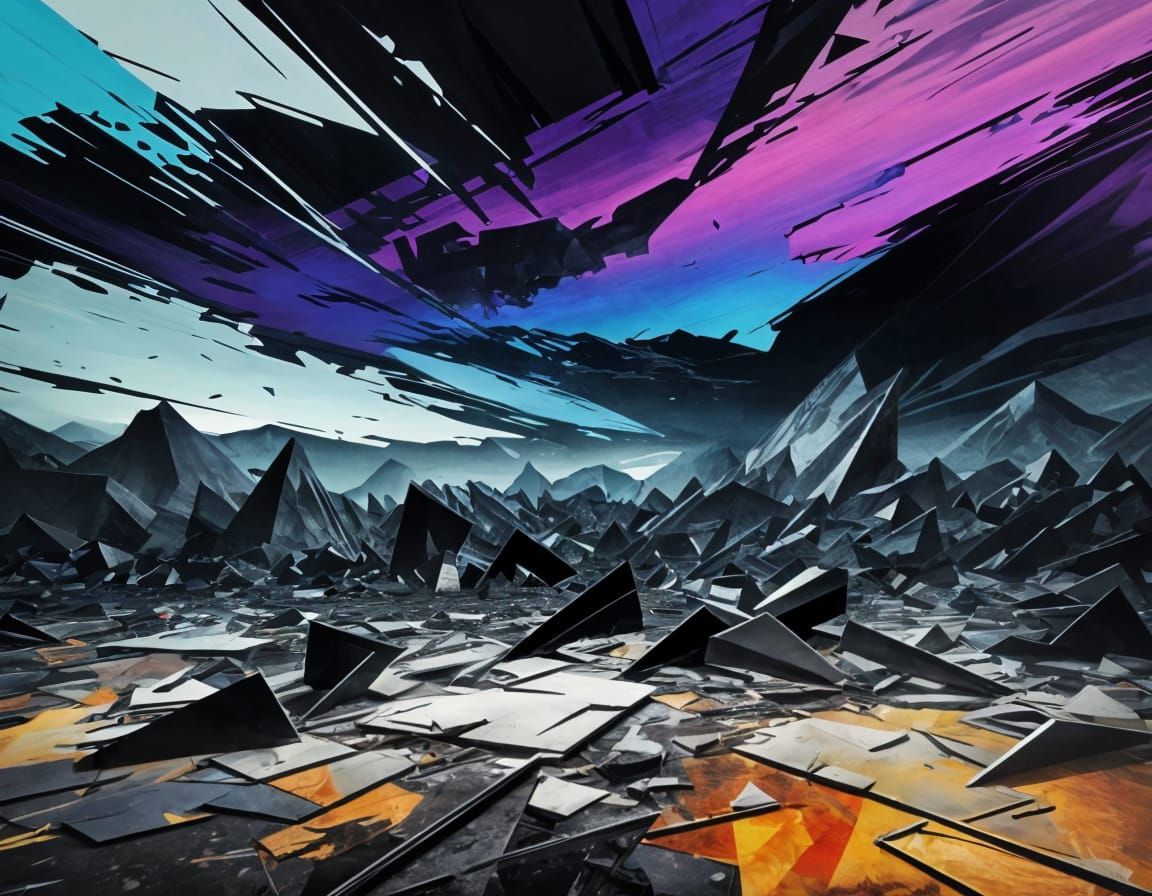 Abstract Art Captures Painful, Fragmented Reality