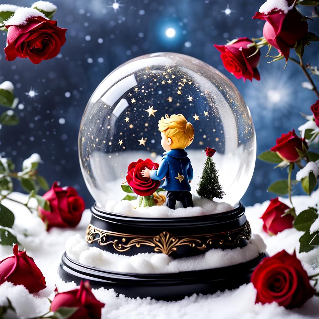 The Little Prince in a Snow Globe .../