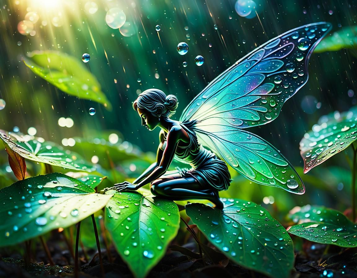 Little Fairy in the Rain 8