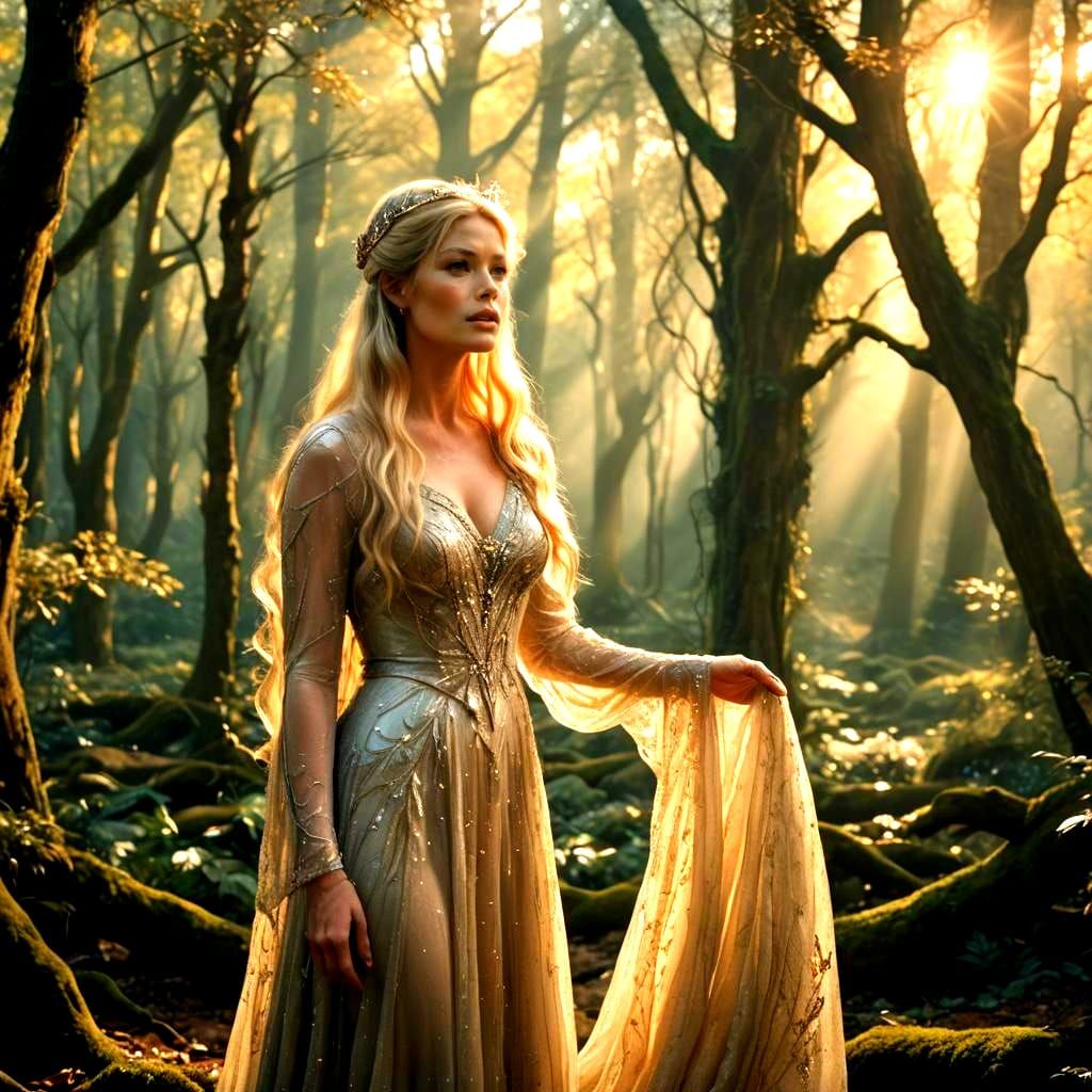 Brigitte Bardot as Galadriel Portrait