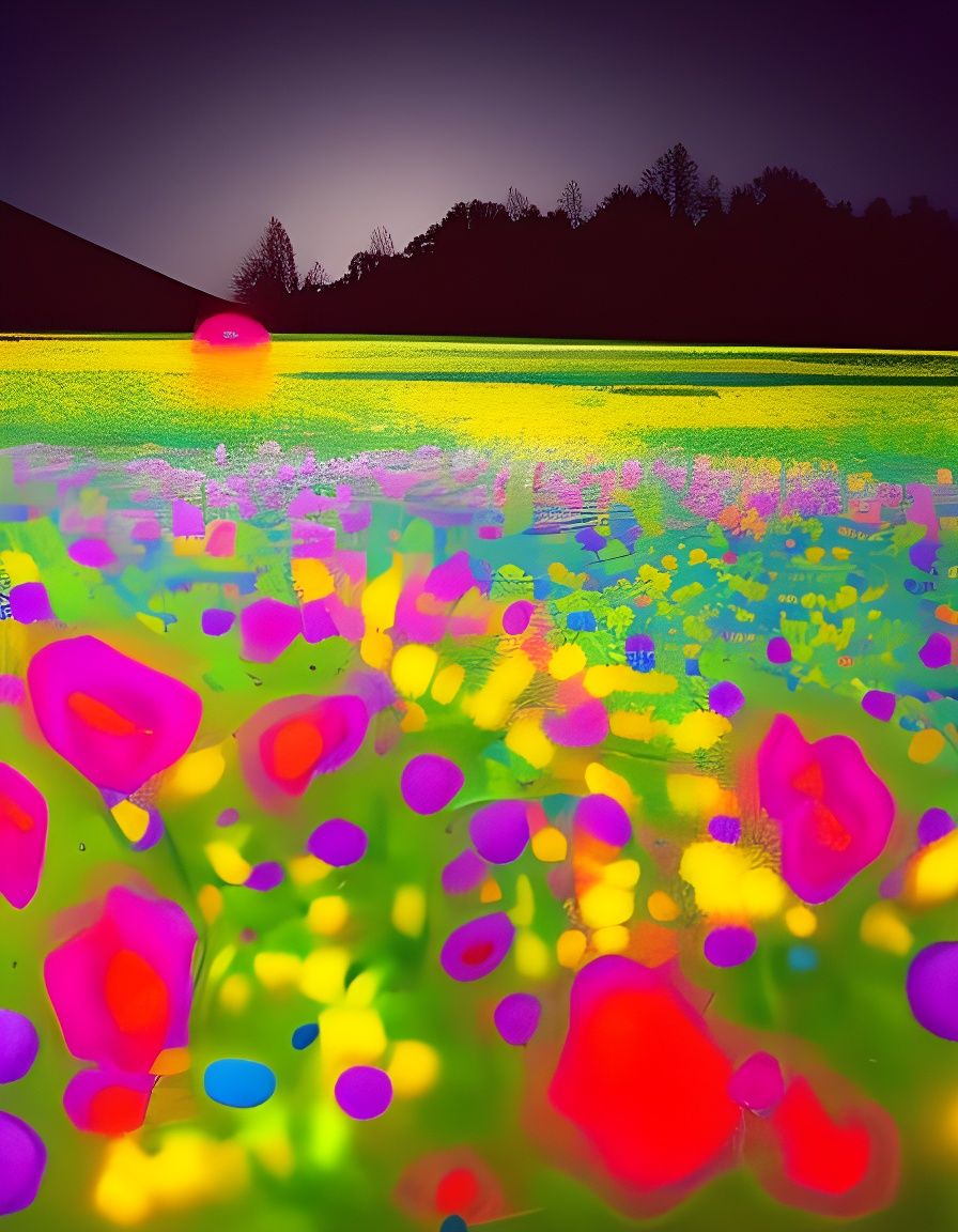 Lo-Fi Glitch Photography: Flowers and a Black Hole