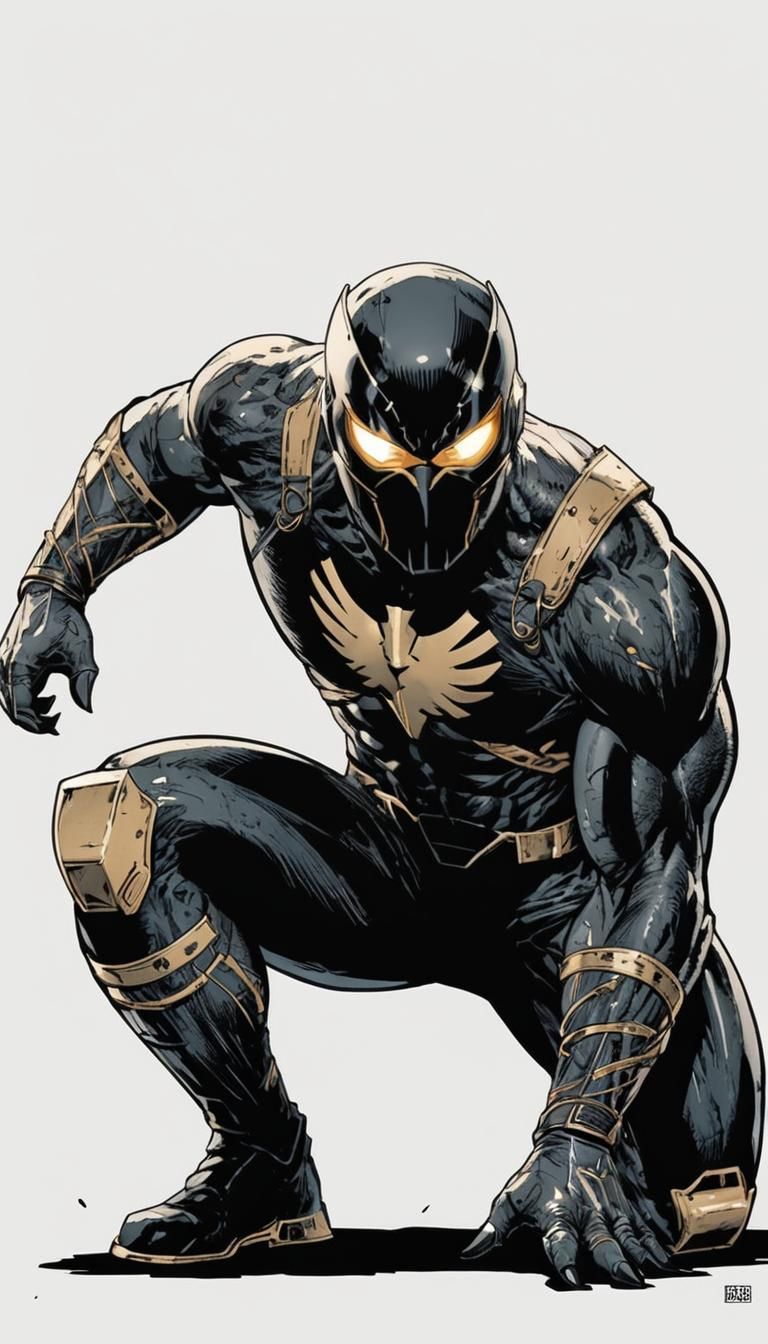 A half-body comic book art in the style of Jim Lee, Jason Fa...