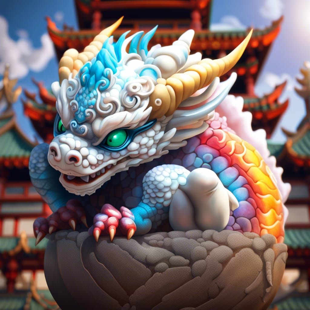 Cloud Dragon Hatching at Samurai Temple