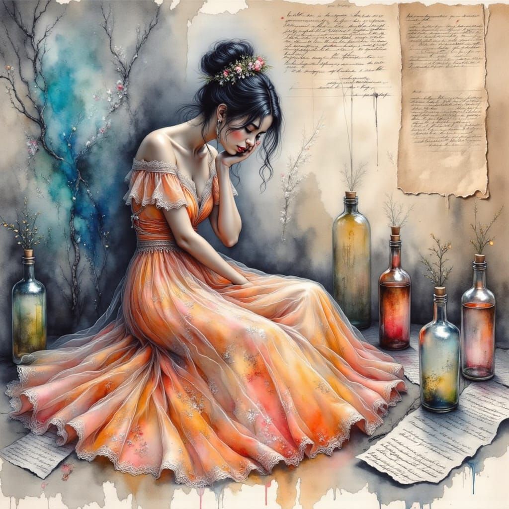 Whispers of a Poet in a Dreamlike Atmosphere