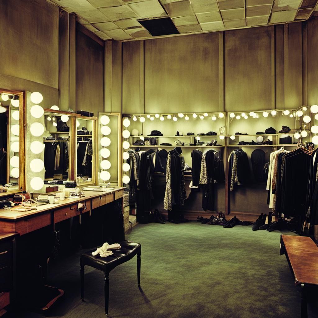 Vintage Theater Dressing Room Ambiance