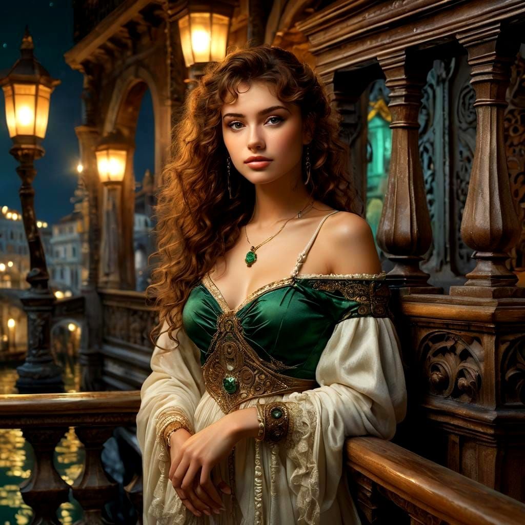 Renaissance Venice Dreamscape in Magical Realism Style