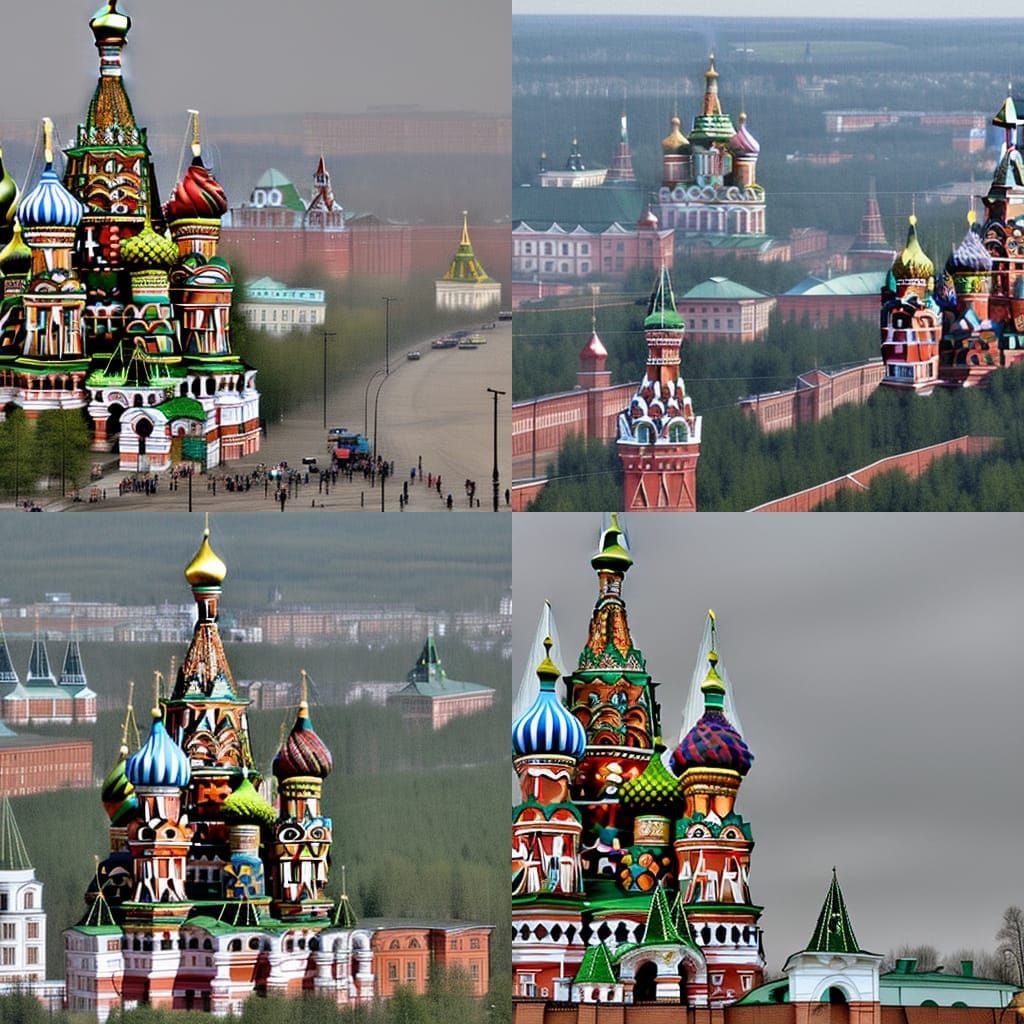 AI-Generated Image of Russia