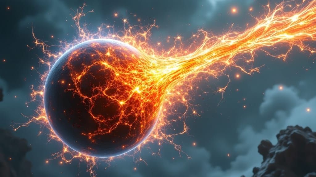 Venus in a Fiery Fury