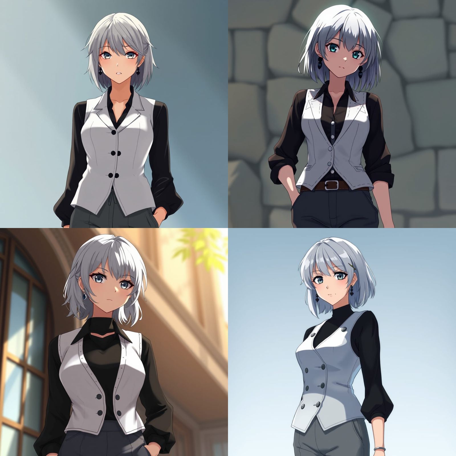 Anime Character in Studio Ghibli Style