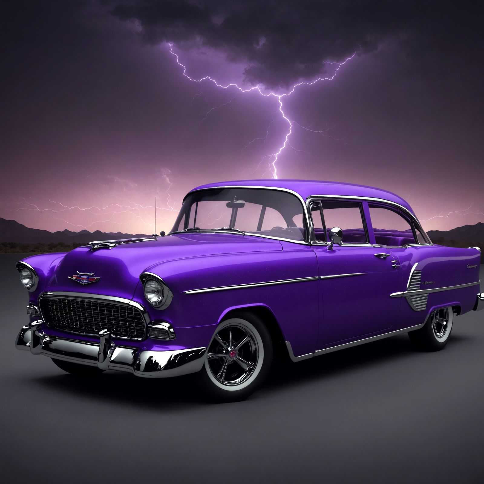 Ken's Customs 1955 Chevy Bel-Air Logo