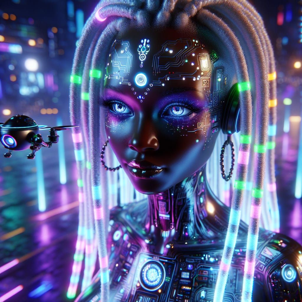 Mecha Nomad: Journey Through Neon Realms