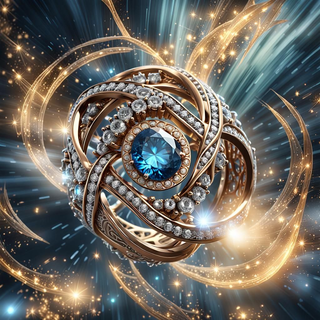 Biblically Accurate Ophanim Angel Ring in Slavic Style