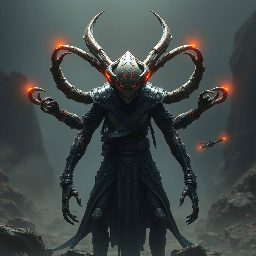 Orion Alien Smuggler in Brilliant Digital Matte Painting