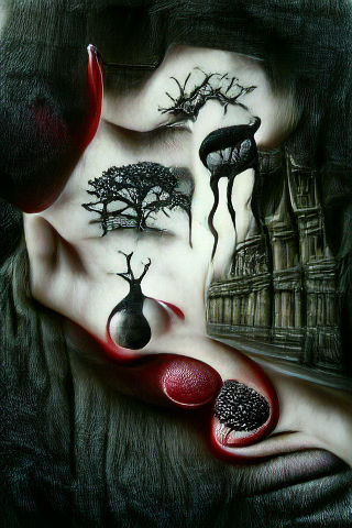 Eerie Haunted Mansion Under Dark Skies