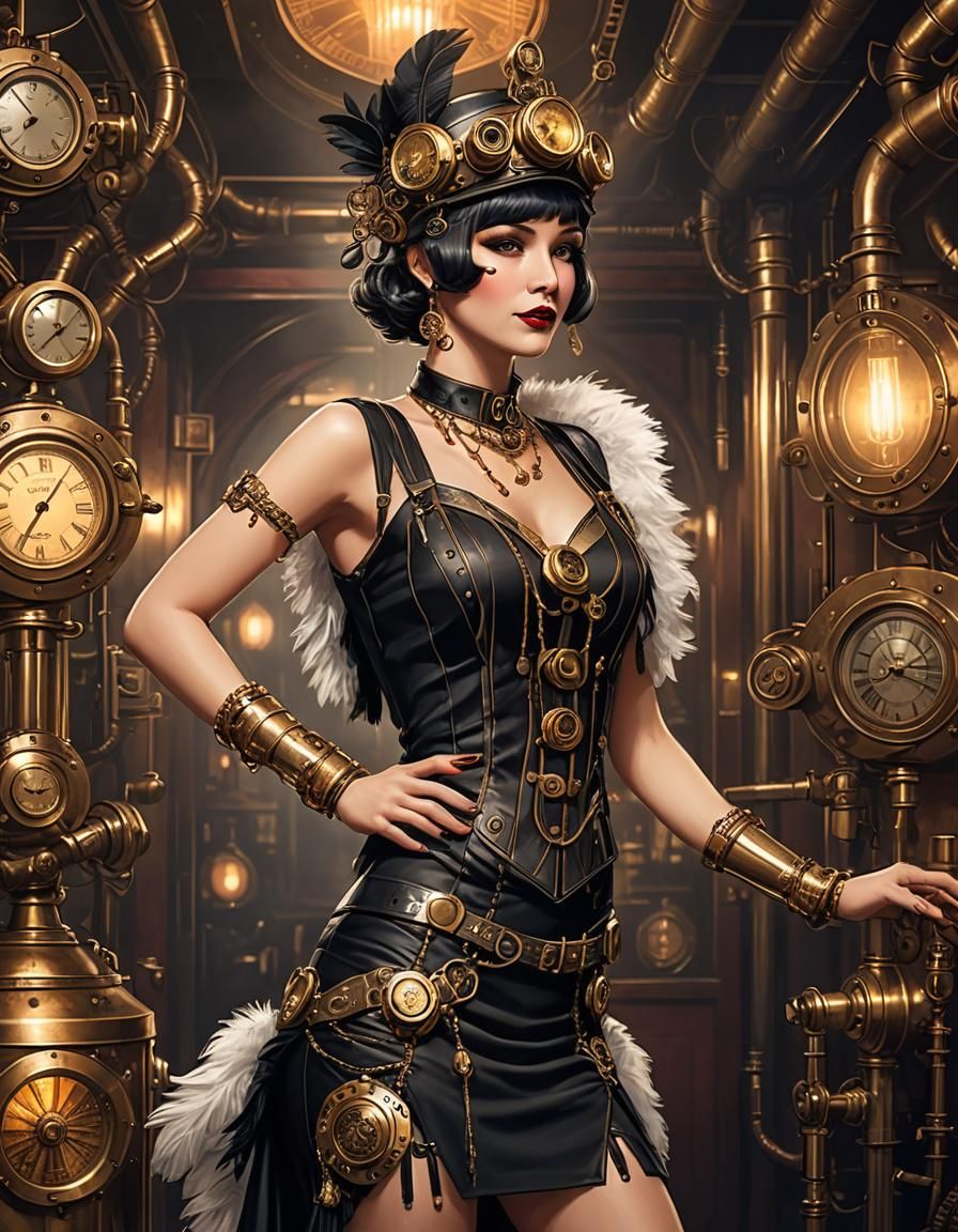 Steampunk Flapper