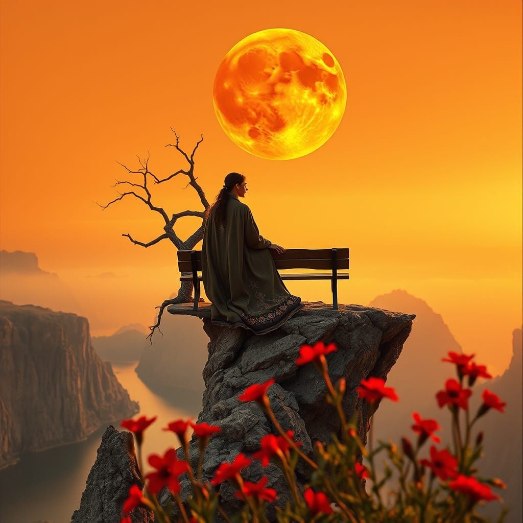 Ethereal Moonlit Serenade: A Hyperrealistic Masterpiece