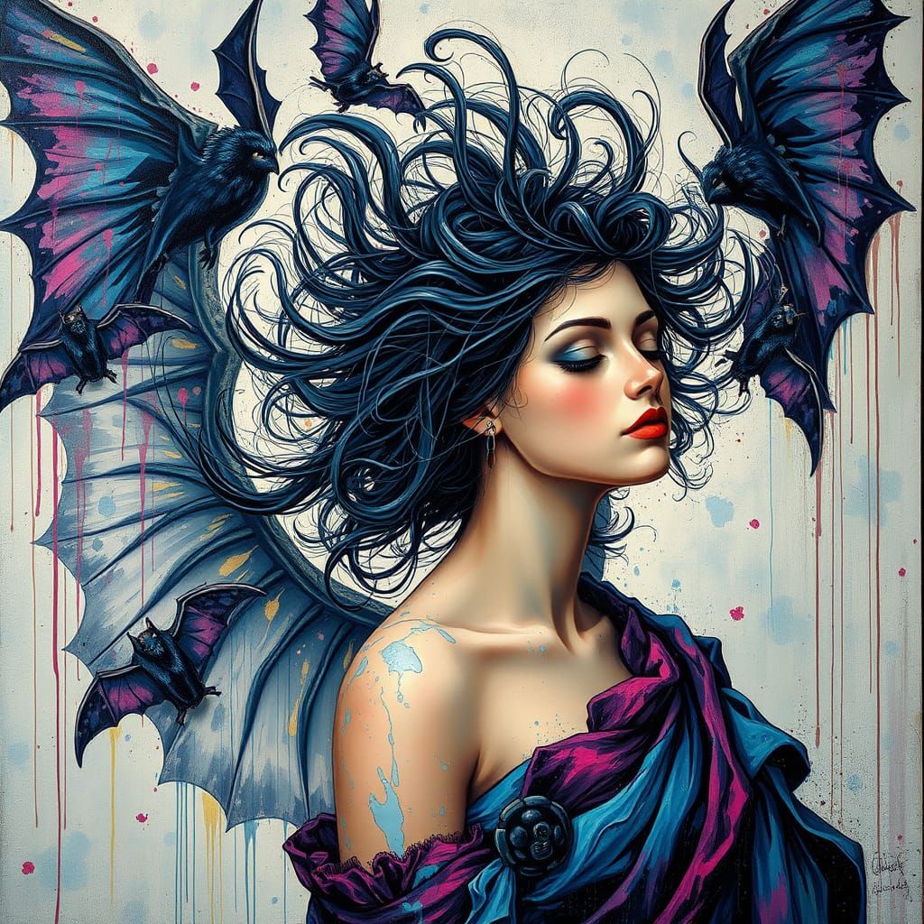 You see it's not the wings that make the angel, Just have to move the bats out of your head ...