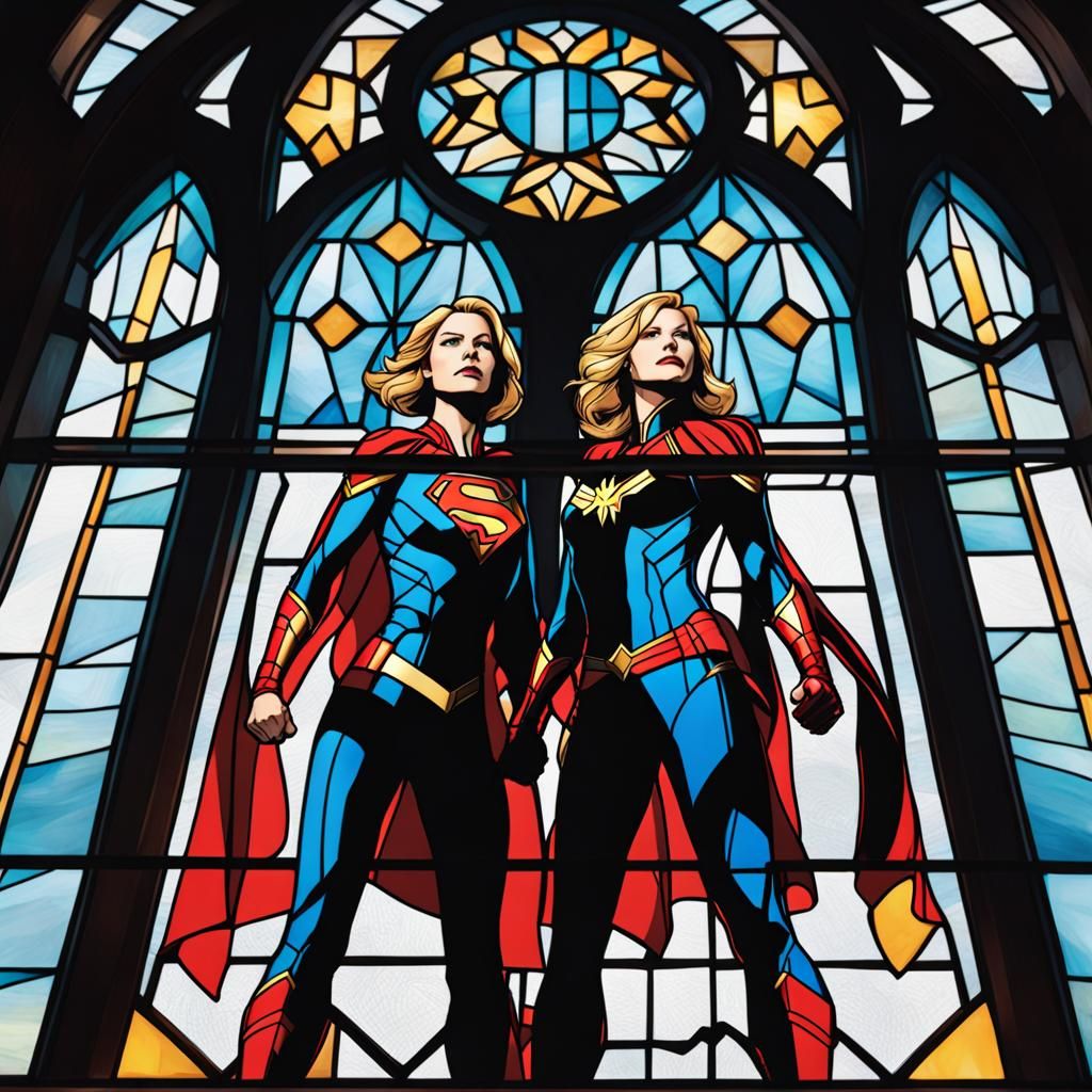 supergirl and captain marvel