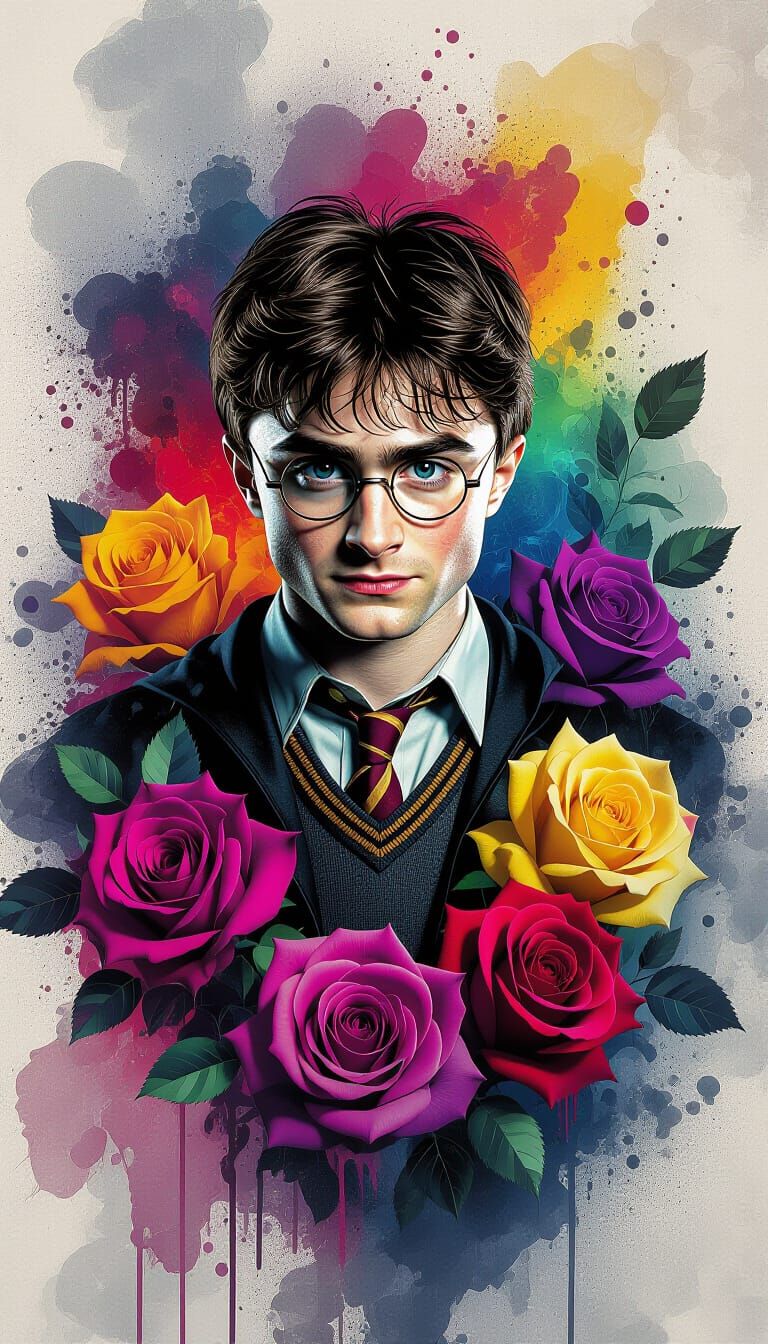 Harry Potter in Roses, Dynamic Splash Art