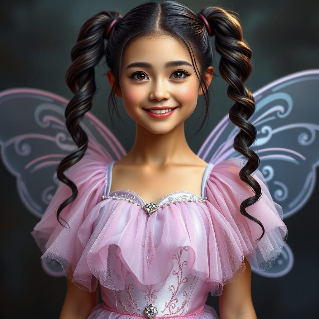 Whimsical Fairy in Iridescent Cosplay