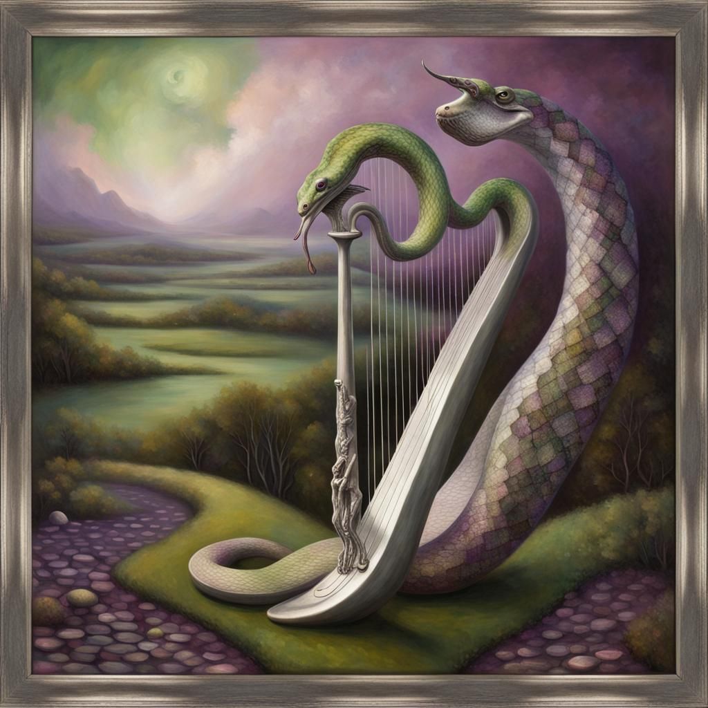 serpent harp