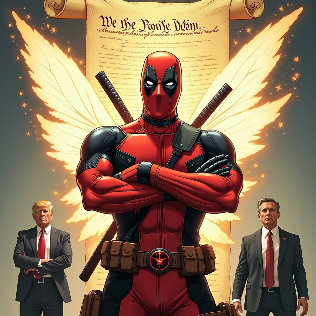 Deadpool Defends Freedom in Whimsical Constitutional Confron...