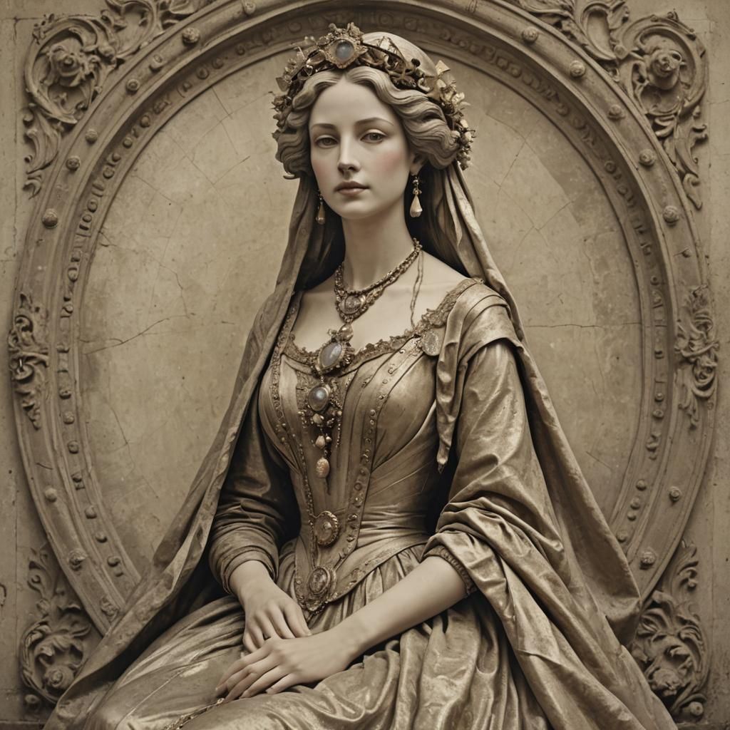 Ethereal Portrait of a Timeless Woman