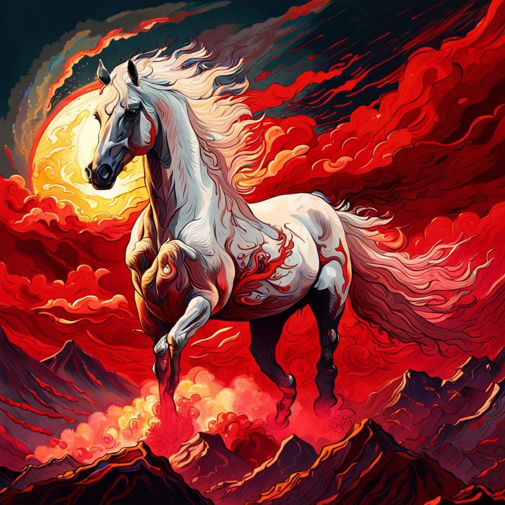 Pestilence, The White Horse