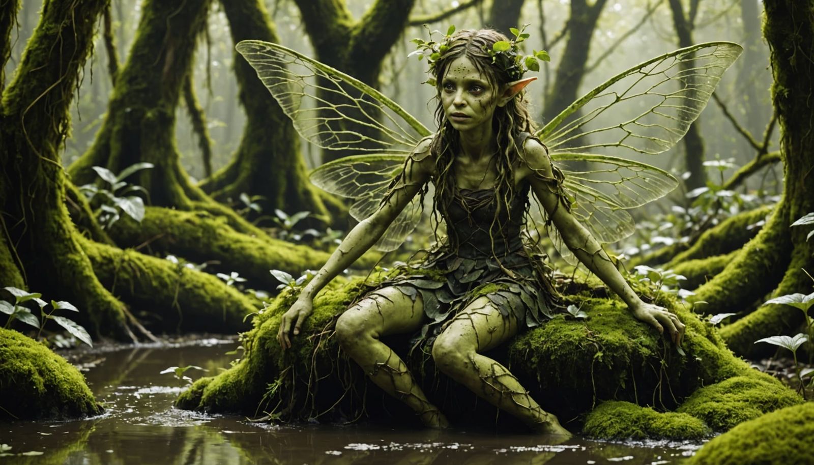 Moss-Covered Swamp Fairy