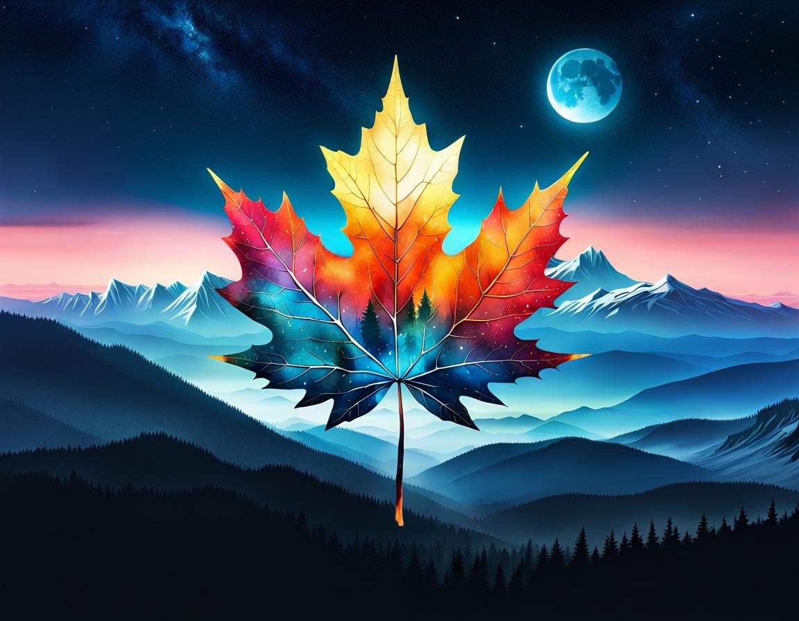 Autumn to Winter Landscape in Anime Realism