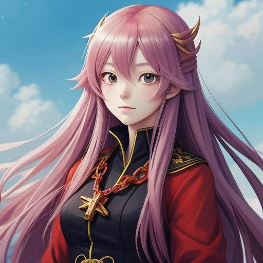 Anna: Anime Key Visual, Japanese Manga Style