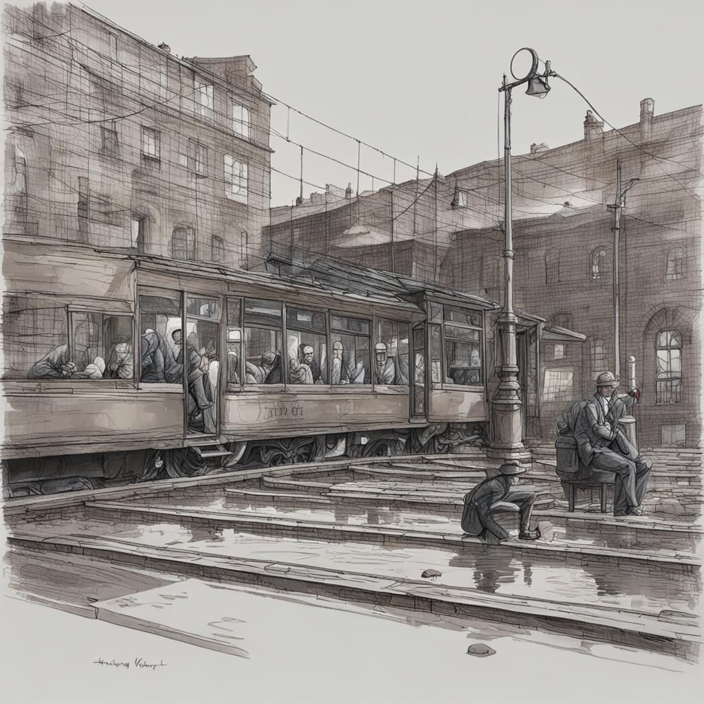 Abstract Concept of Thinking Realized by AI