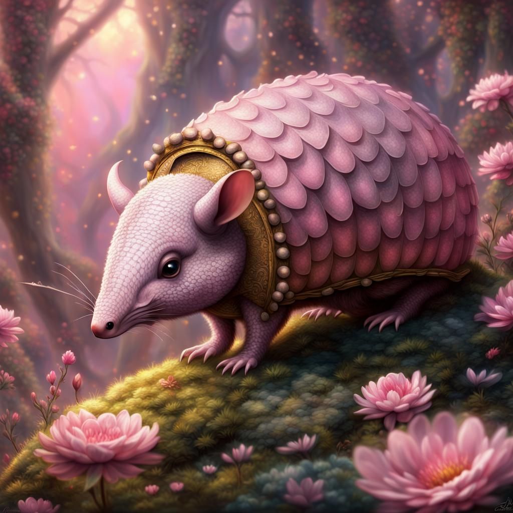 Pink fairy armadillo