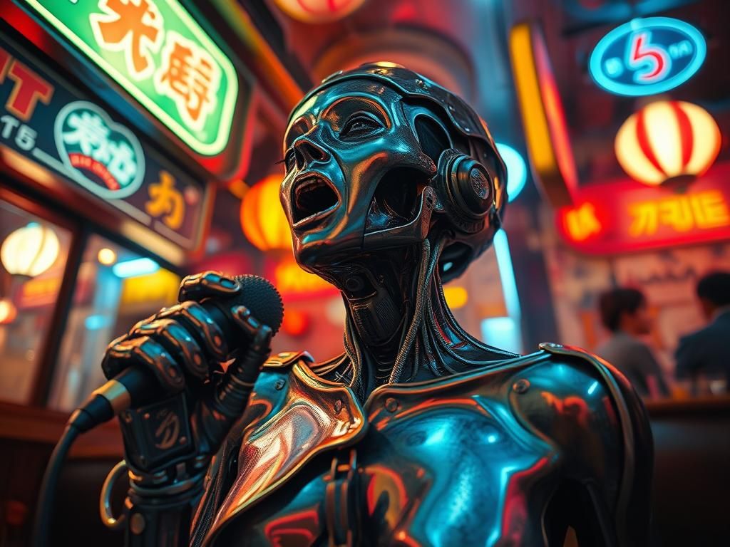 Biomechanical Surrealism: Karaoke in a Korean Bar