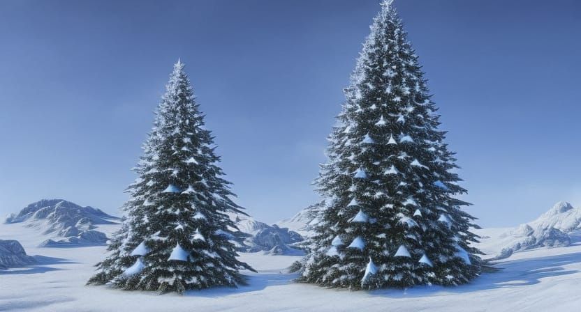 Eldritch Christmas Tree of Magic and Ice