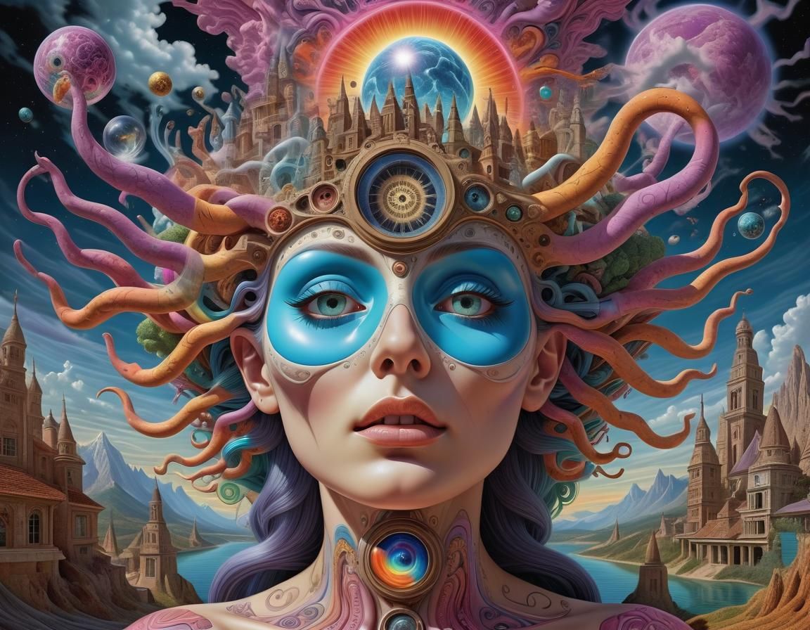 Dreamscapes in Esoteric Psychedelic Art