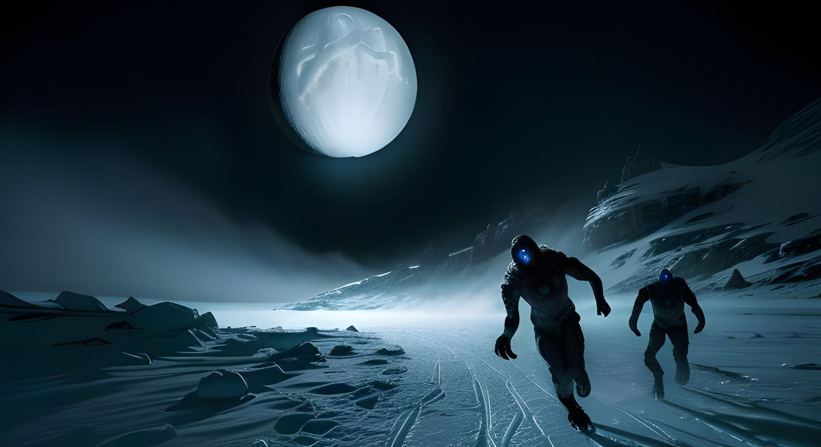 Pluto Alien Ice Skating