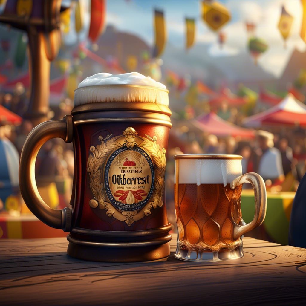Oktoberfest: A Celebration of Beer in Digital Art